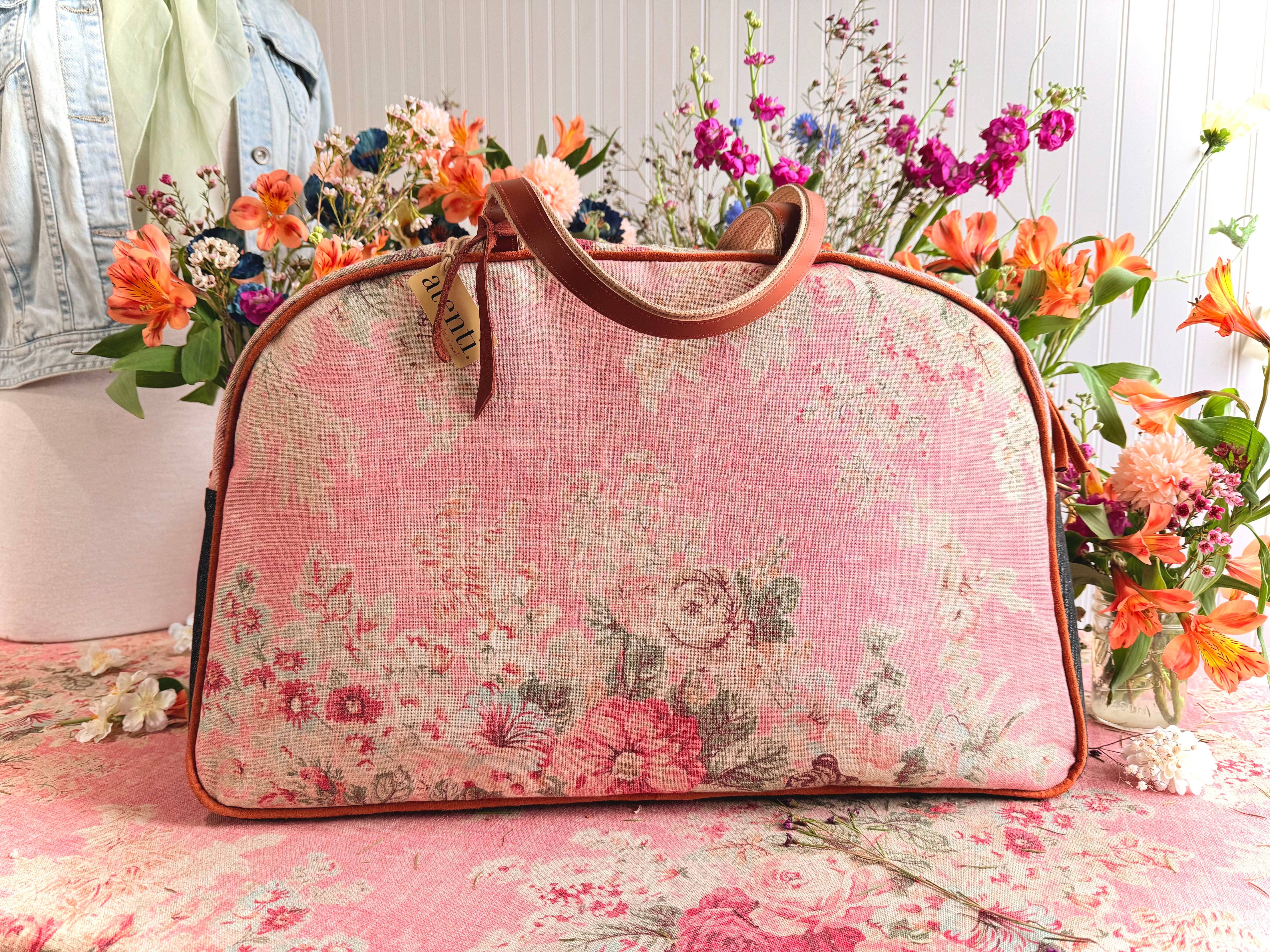 Atenti - Wholesale Weekender Bag - Women's - Handmade Atenti Rosewood Overnighter Weekender– USA Made3