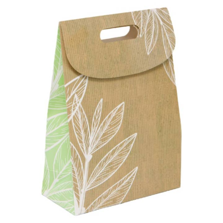 Deffrennes - Wholesale Gift Bag - Natural kraft cardboard gift bag 19x9x27cm1