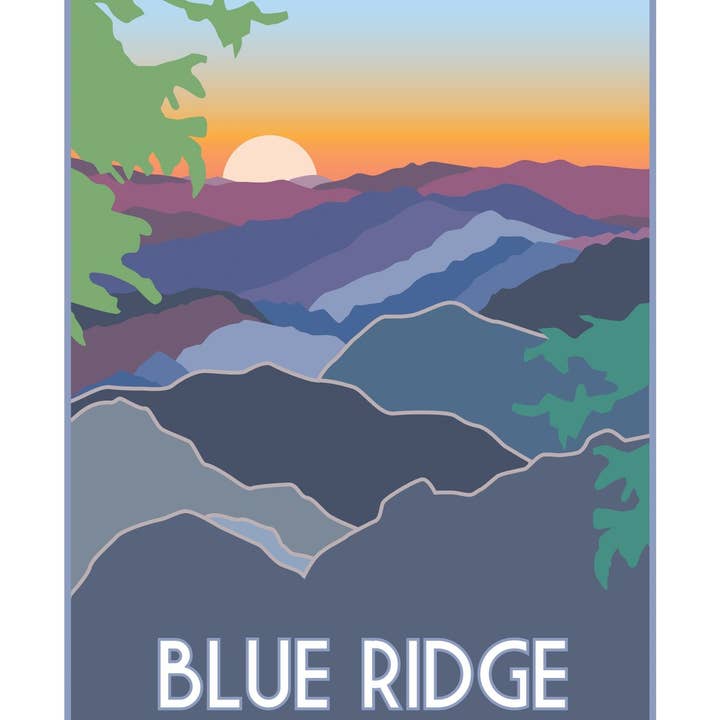 Shell Creek Sellers - Wholesale Art Print - Blue Ridge Mountains Nature Travel Print