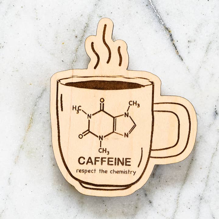 Kaffee-Liebhaber Holzmagnet für den Großhandel von Reece Design Works