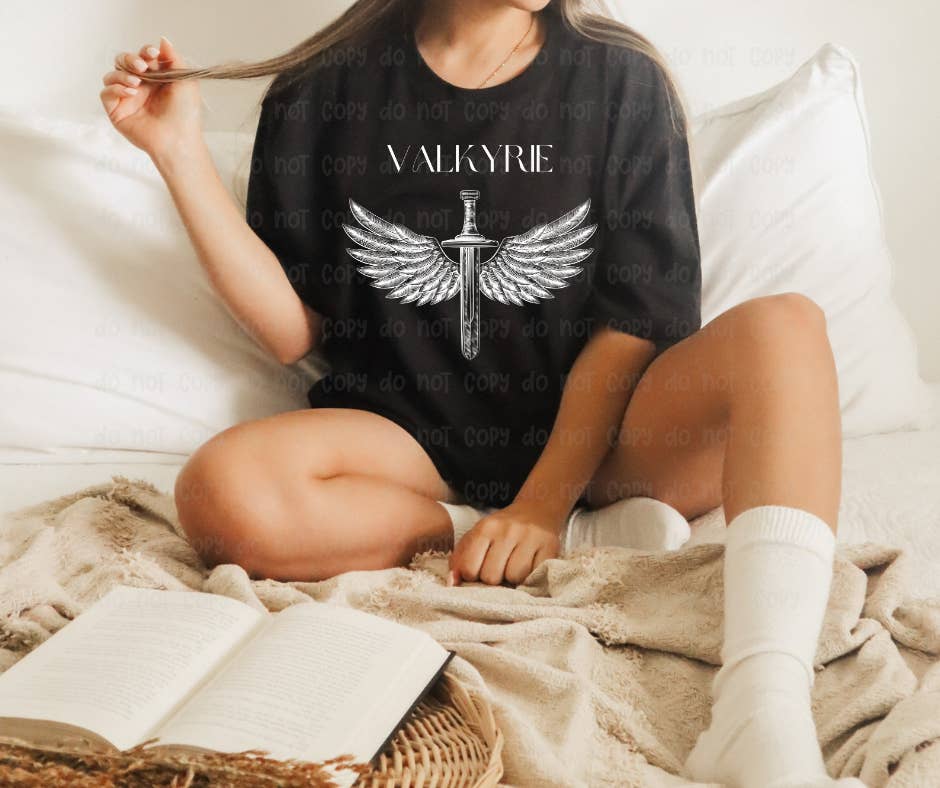 Sassy and Sublime - Wholesale Sublimation Transfer - Valkyrie - White DTF Transfer