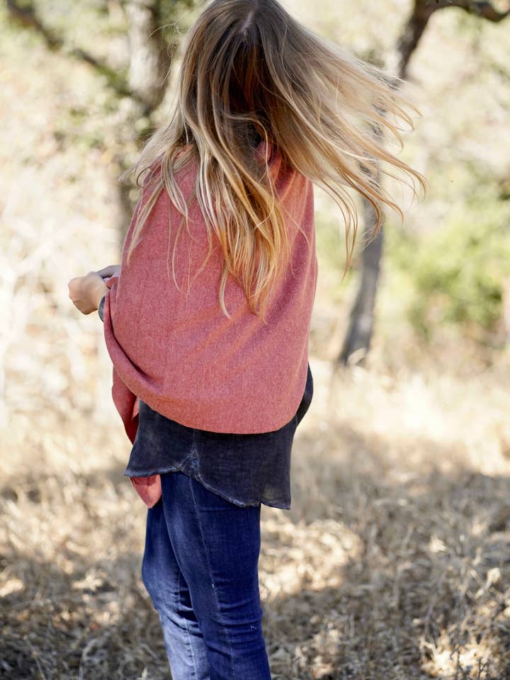 Dolma – Engroshandel Poncho - Dame – Cashmere Poncho Spice5