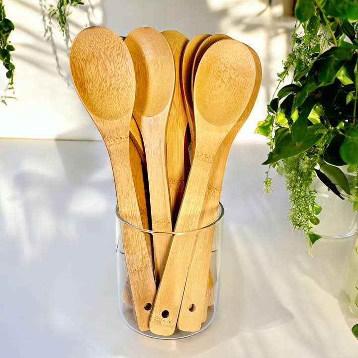 Bamboo Kitchen Utensil | Spoon and other Purchase Wholesale barn baking. Free Returns & Net 60 Terms on Faire trending on Faire.