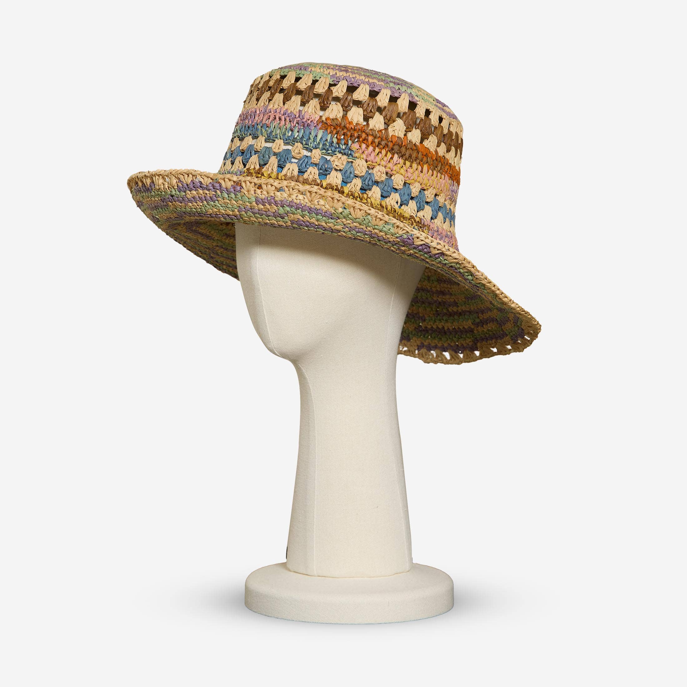 Fortissimo – Engroshandel Klokkehat – Kvinder – Hæklet hat i 100% halm0