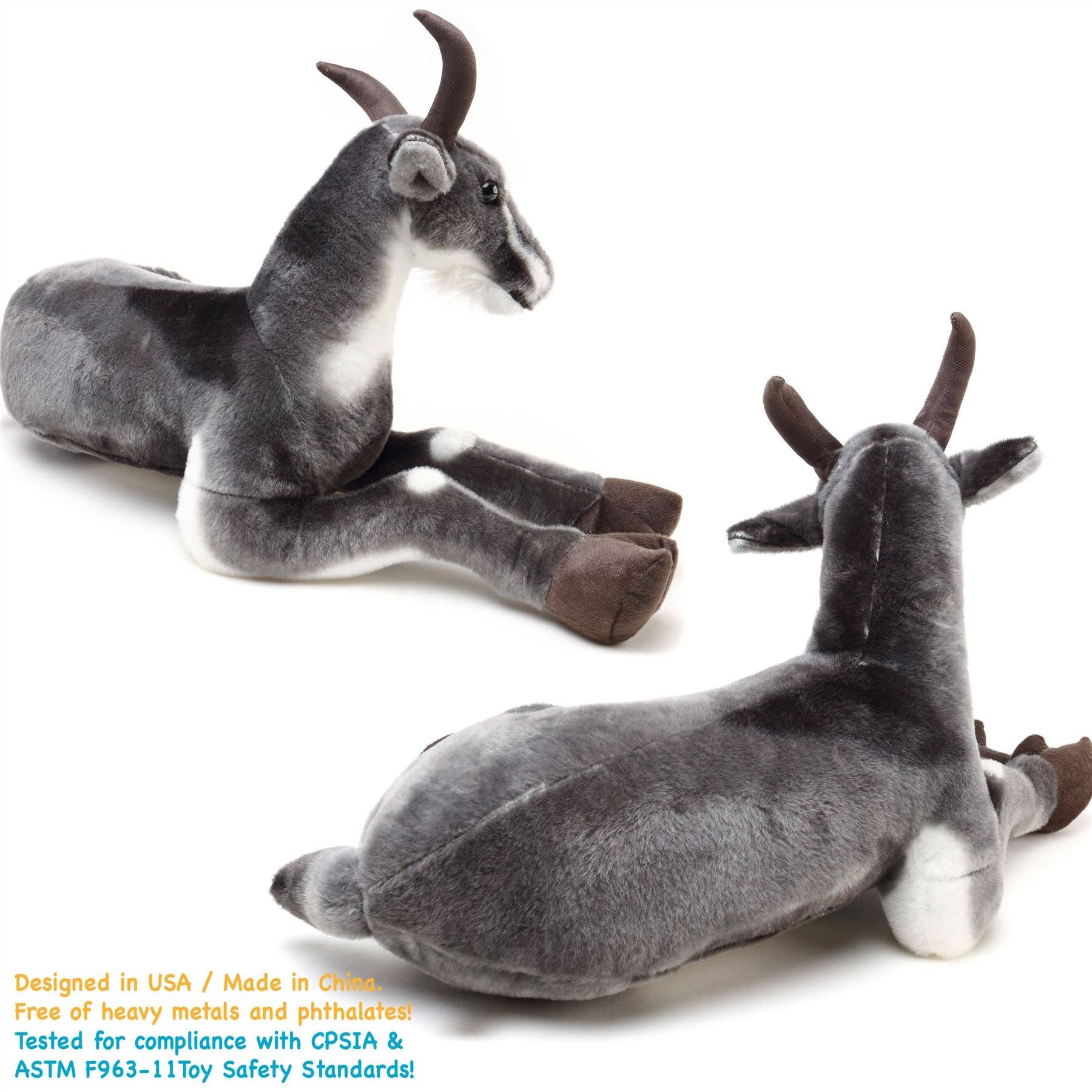 VIAHART Toy Co. – Peluche - Crianças e bebés por atacado – Samuel, a Cabra Anã de Pelúcia | 69 cm4