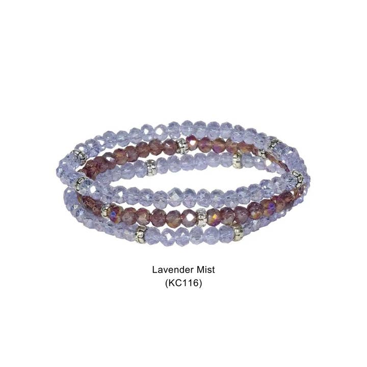 My Fun Colors - Wholesale Beaded Bracelet - Kids - Kids Crystal Girls Stretch Bracelets, Set 312