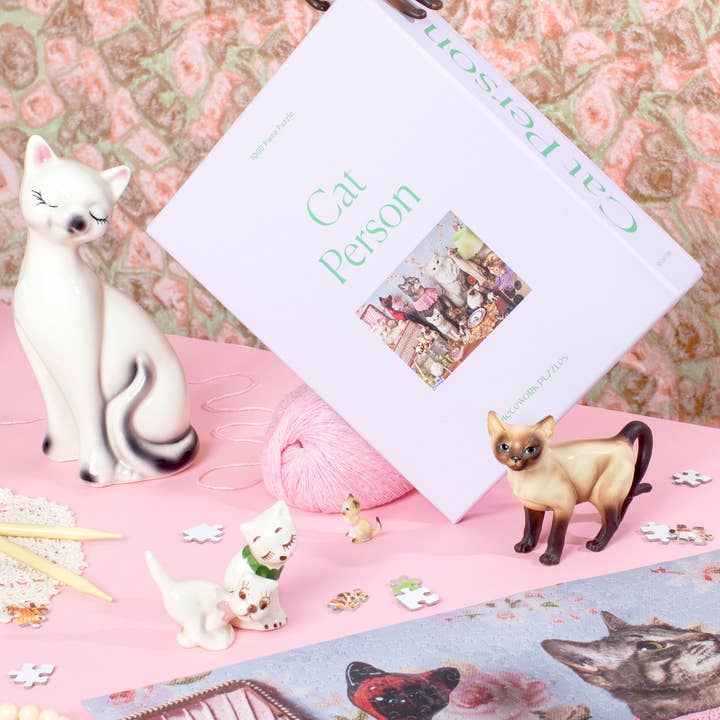 Piecework Puzzles - Wholesale Puzzle - Adult - Cat Person 1000 Piece Puzzle