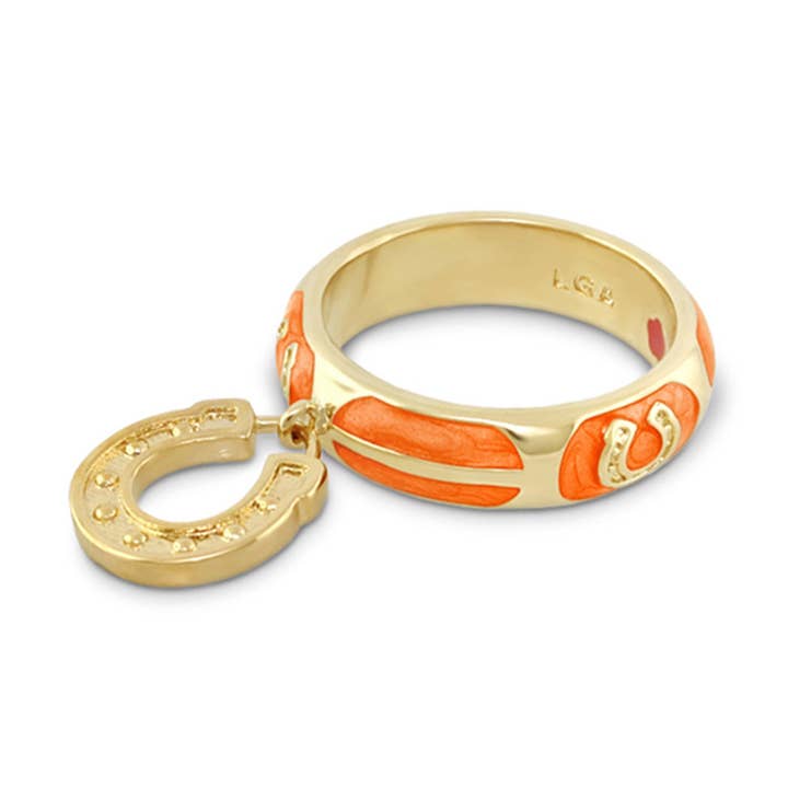 Horseshoe Equestrian Ring for wholesale by Lauren G Adams