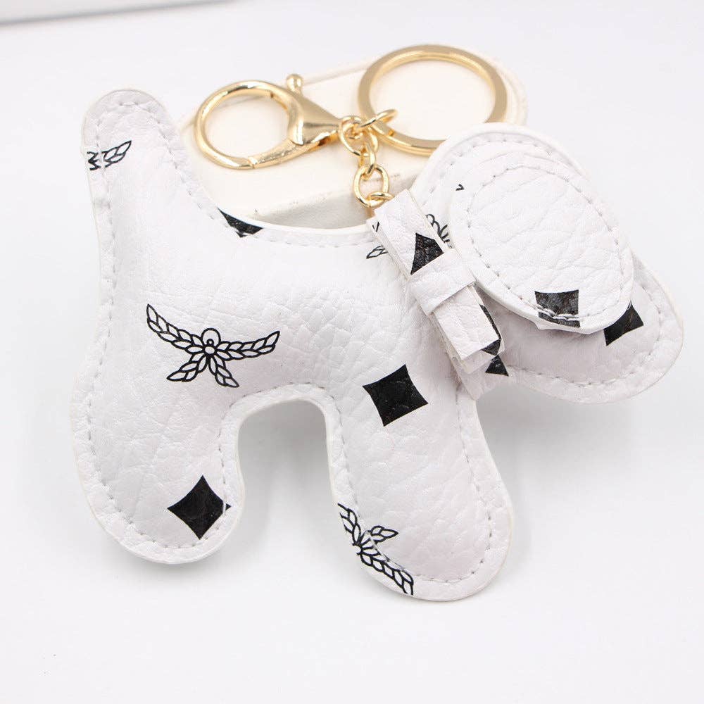 Perimade & Co. LLC - Wholesale Keychain - Women's - Pet Dog Car Keychain Wristlet in Solid Copper, PU Leather4