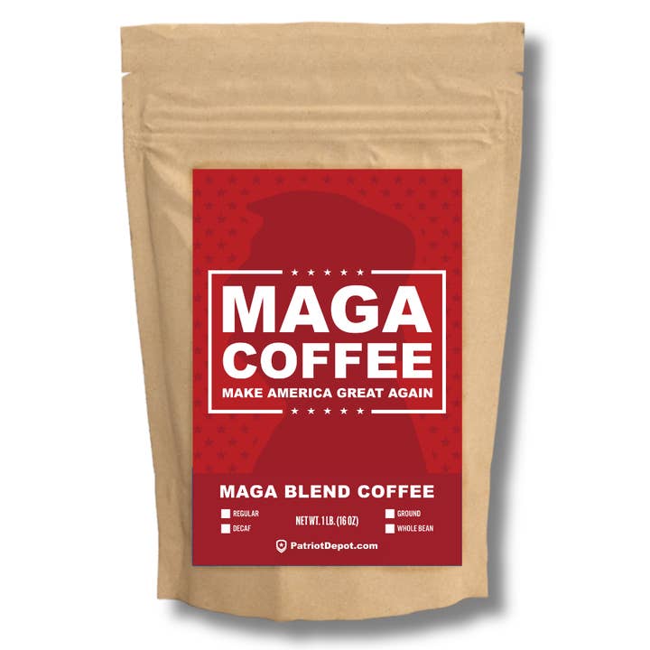 MAGA Nation Coffee Roast (Med) 1lb for wholesale by Patriot Fuel Coffee