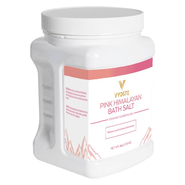 Sel de bain rose de l'Himalaya Vyoste pour la vente par Vyoste