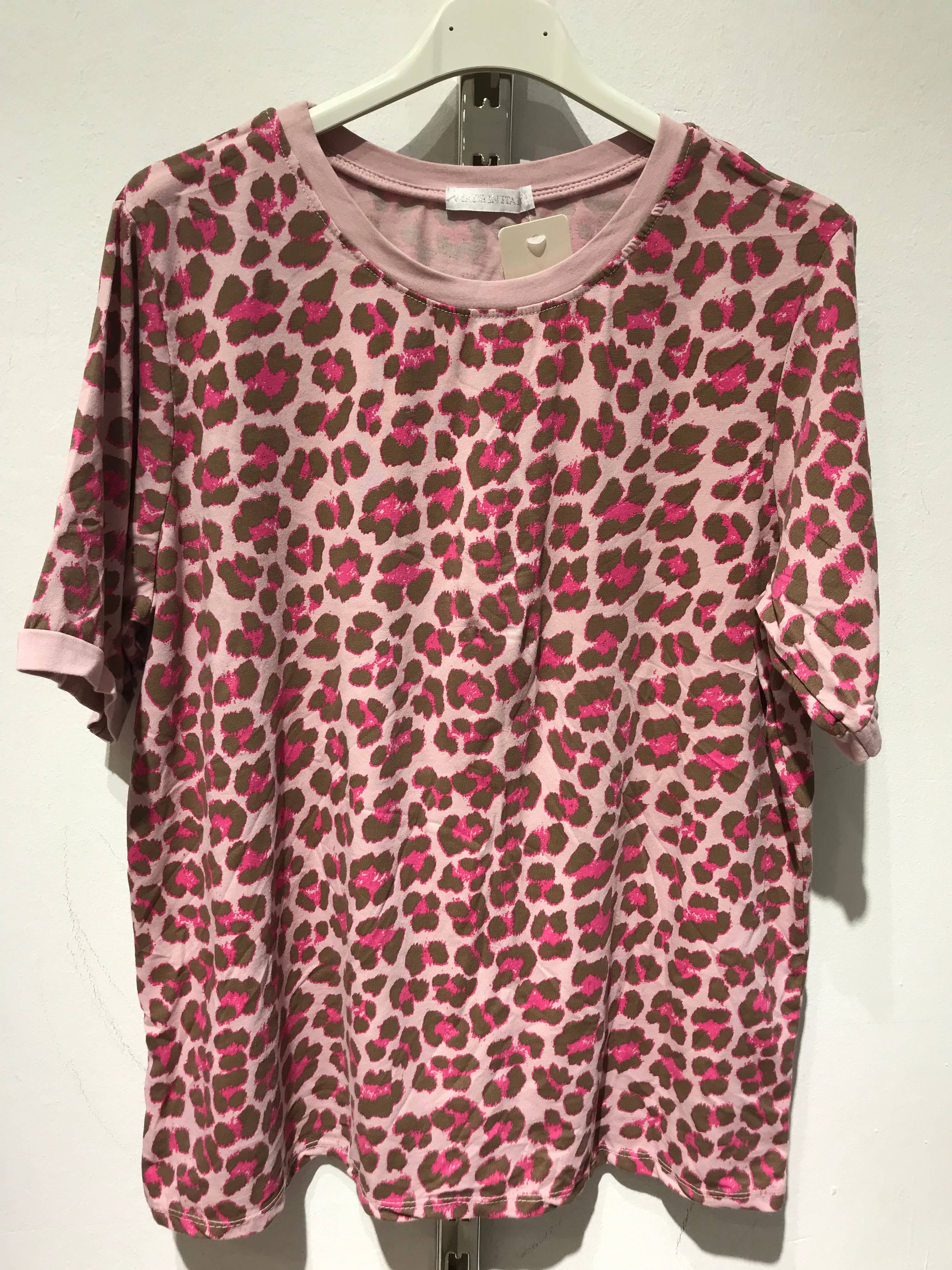 Only Yuan - Wholesale T-Shirt - Women's - ref 12661 leopard t-shirt2