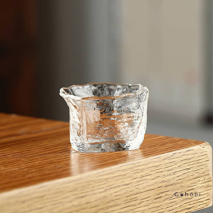 Gohobi (We cover U.S. import duties) - Wholesale Coffee/Tea Cup - Gohobi Handmade Wabi Sabi Round ans Square Glass Tea Cup7