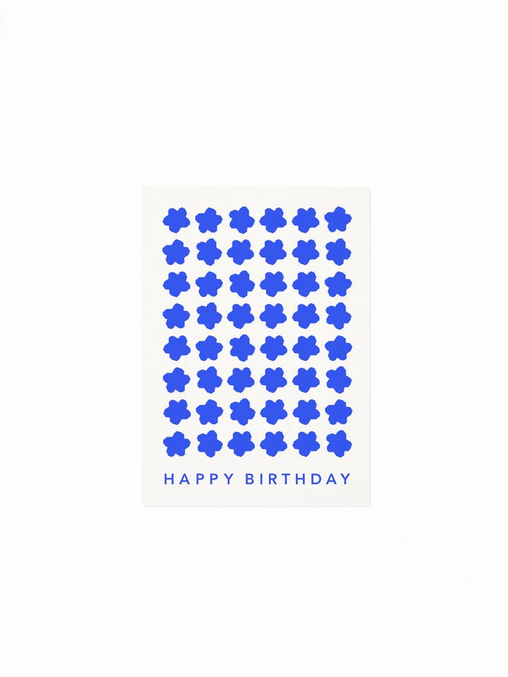 Birthday Card Blue for wholesale by Lineea Studio