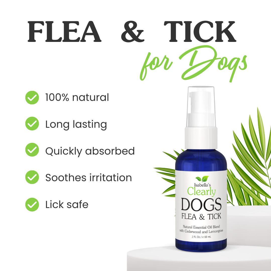 Isabella's Clearly - Wholesale Pet Spray - Dog - FLEA and TICK Essential Oil Blend for Dogs3