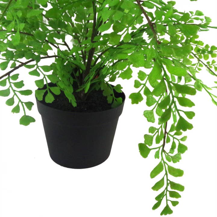 Leaf Design UK LTD – wholesale Konstgjord växt – Konstgjord ormbunke planta i kruka, Maidenhair-ormbunke 35 cm2