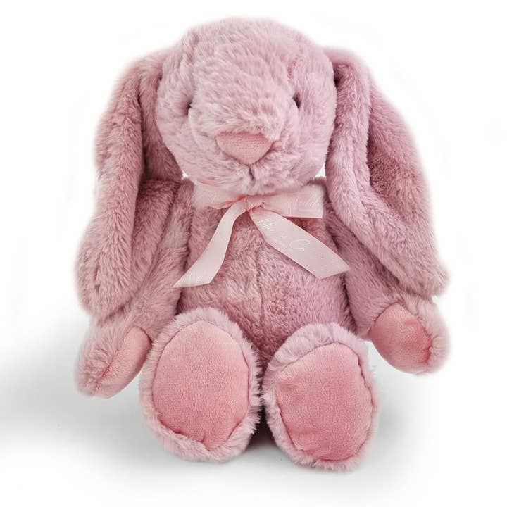 Pink Luxury Heart Beat Bunny Plush Toy Gift for wholesale by Teddie & Co