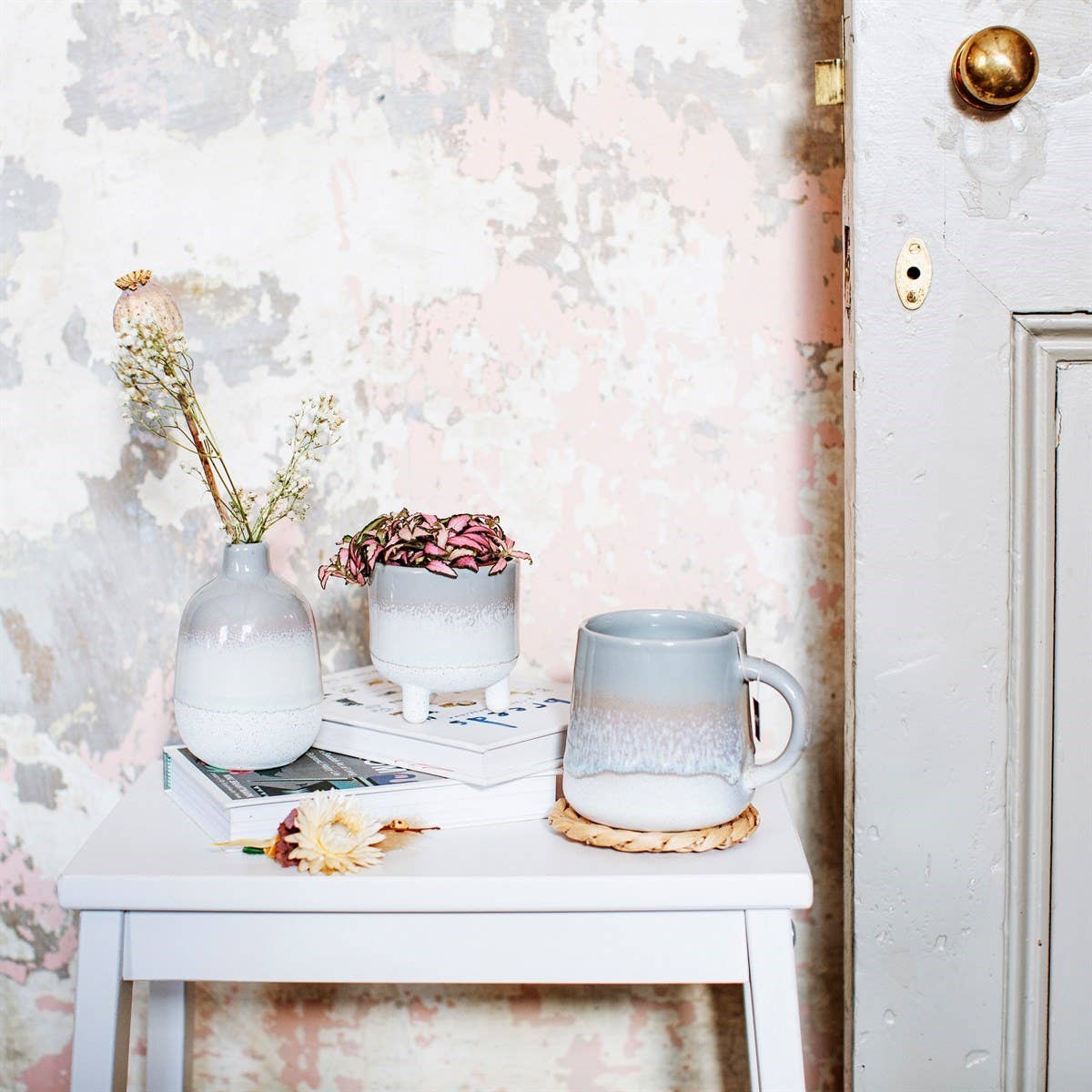 Sass & Belle Europe - Wholesale Koffiemok - Mok met Mojave-glazuur in grijs1