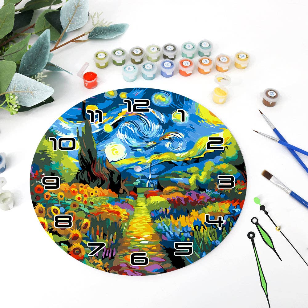 Paint Your Numbers – Engroshandel DIY-hobbysæt – Mal Øjeblikket – Stjernehave Urkit13