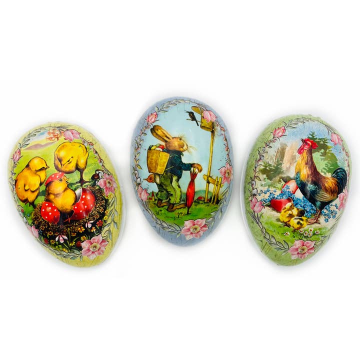 Easter Joy Eggs, Medium, 3 Assorted for wholesale by Talla Imports