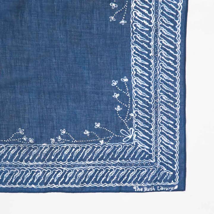 The Batik Library - Wholesale Bandana - Unisex - Double Parang - Batik Bandana Handkerchief Scarves