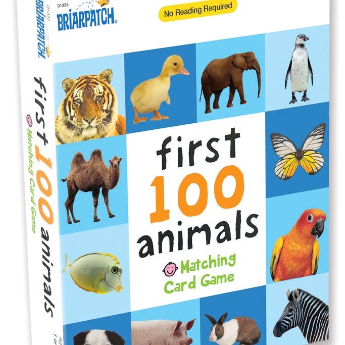 First 100 Animals Matching Card Game for wholesale by University Games