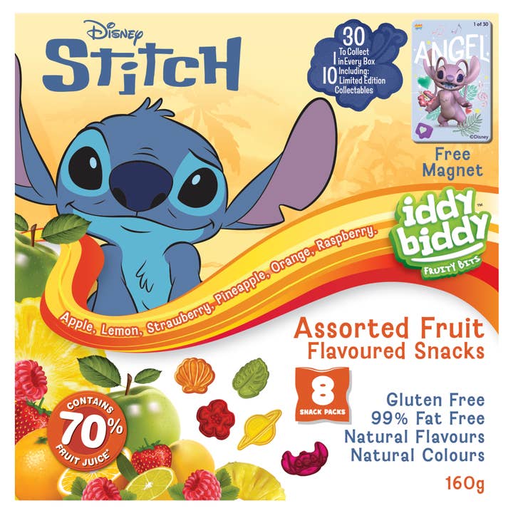 IDDY BIDDY STITCH FRUIT SNACKS for wholesale by Grill Society