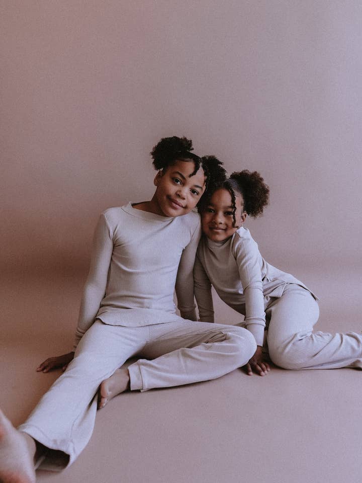 BASH X WILD - Wholesale Lounge Set - Kids - Ribbed Bamboo Lounge Set 5