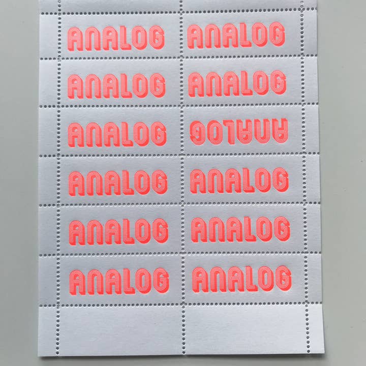 Analog - Dayglo Lick & Stick Stamps and other Purchase Wholesale rubber stamps. Free Returns & Net 60 Terms on Faire trending on Faire.
