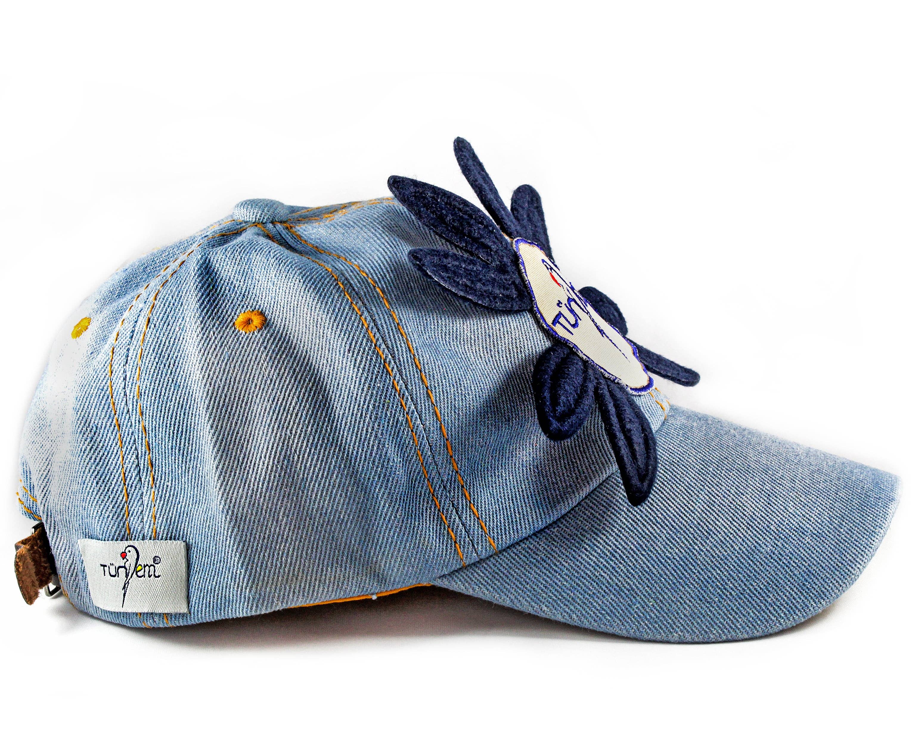 Tundem – wholesale Baseball cap – Kids – Margherita cap with visor, children, adjustable, jeans1