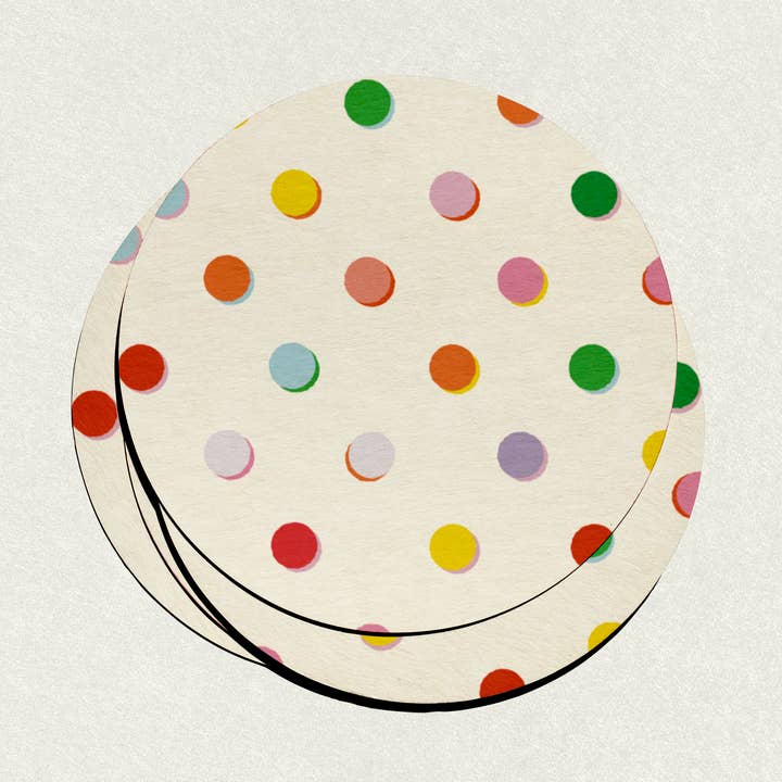 Bon Femmes – Großhandel Untersetzer – Polka-Dot-Untersetzer-Set0