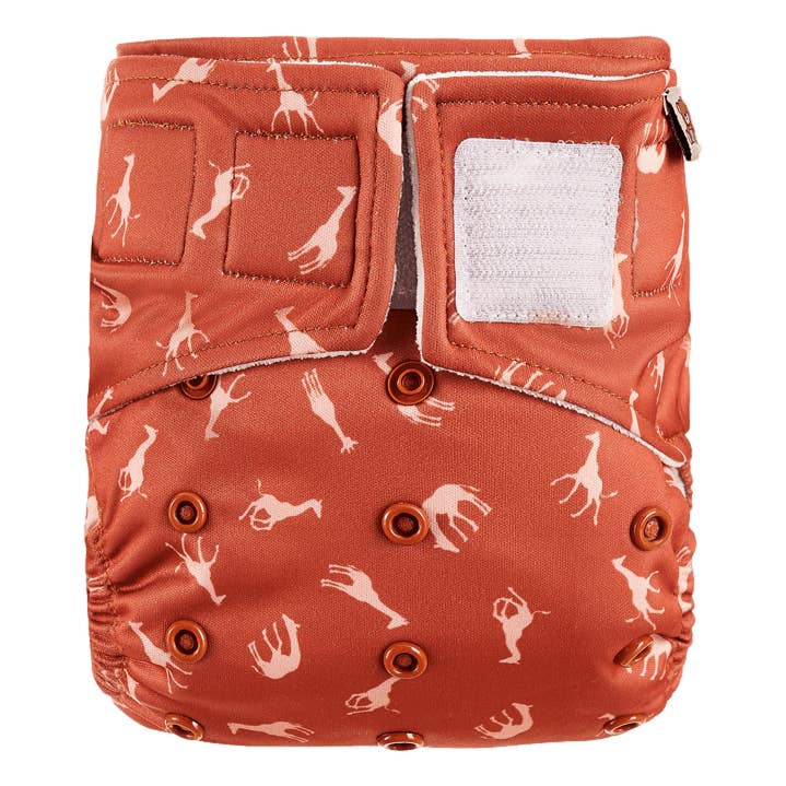 Washable cloth diaper | All-In-One Diaper | onesize - 4-15kg | Savanna for wholesale by HappyBear Diapers