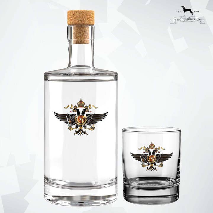 1st The Queen's Dragoon Guards - Fülle deine eigene Schnapsflasche für den Großhandel von Thecraftyblackdog