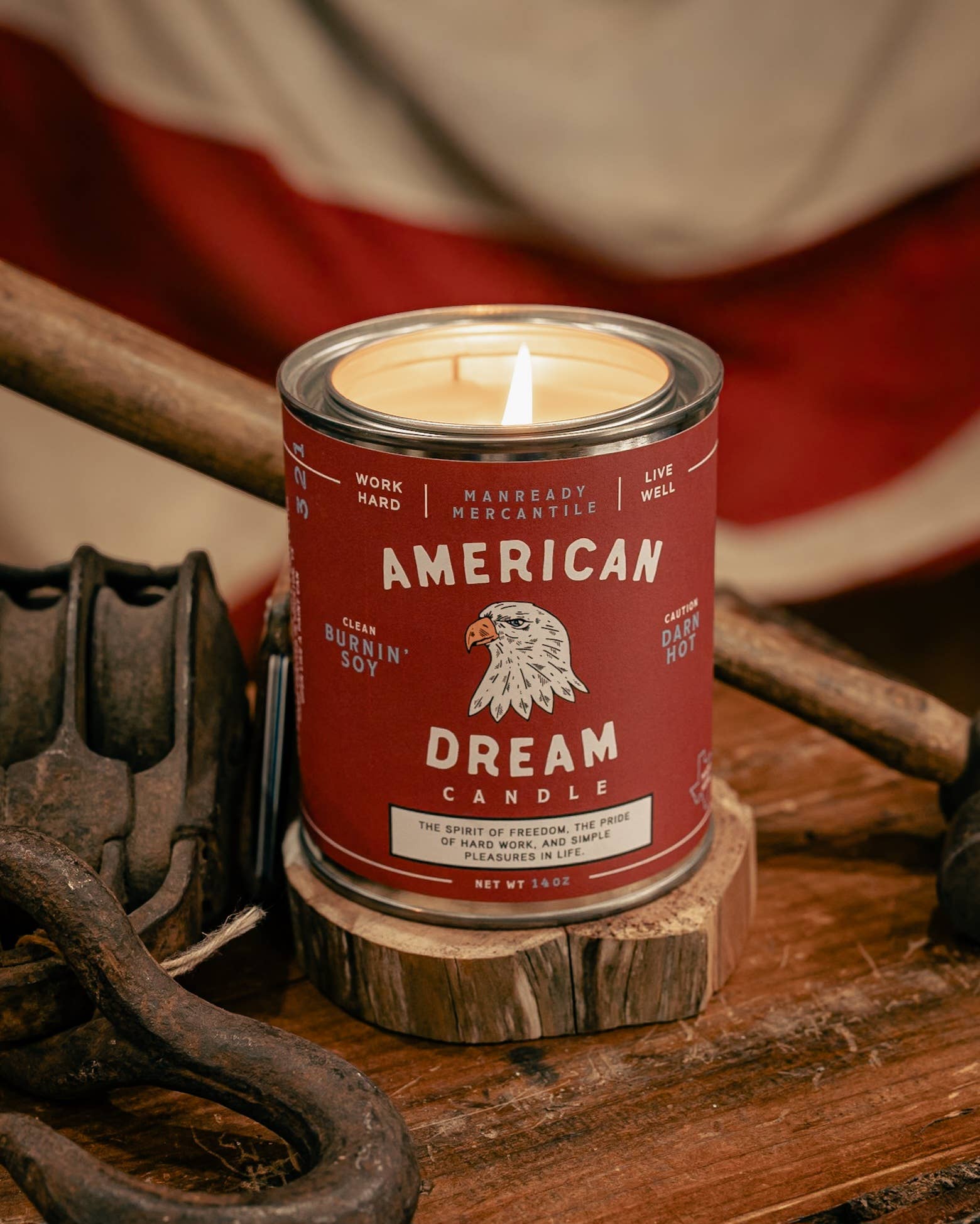 Manready Mercantile - Wholesale Jar/Filled Candle - Candle | The Americana Series | American Dream1
