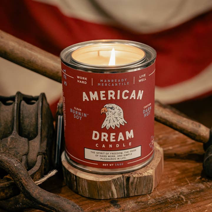 Manready Mercantile - Wholesale Jar/Filled Candle - Candle | The Americana Series | American Dream1