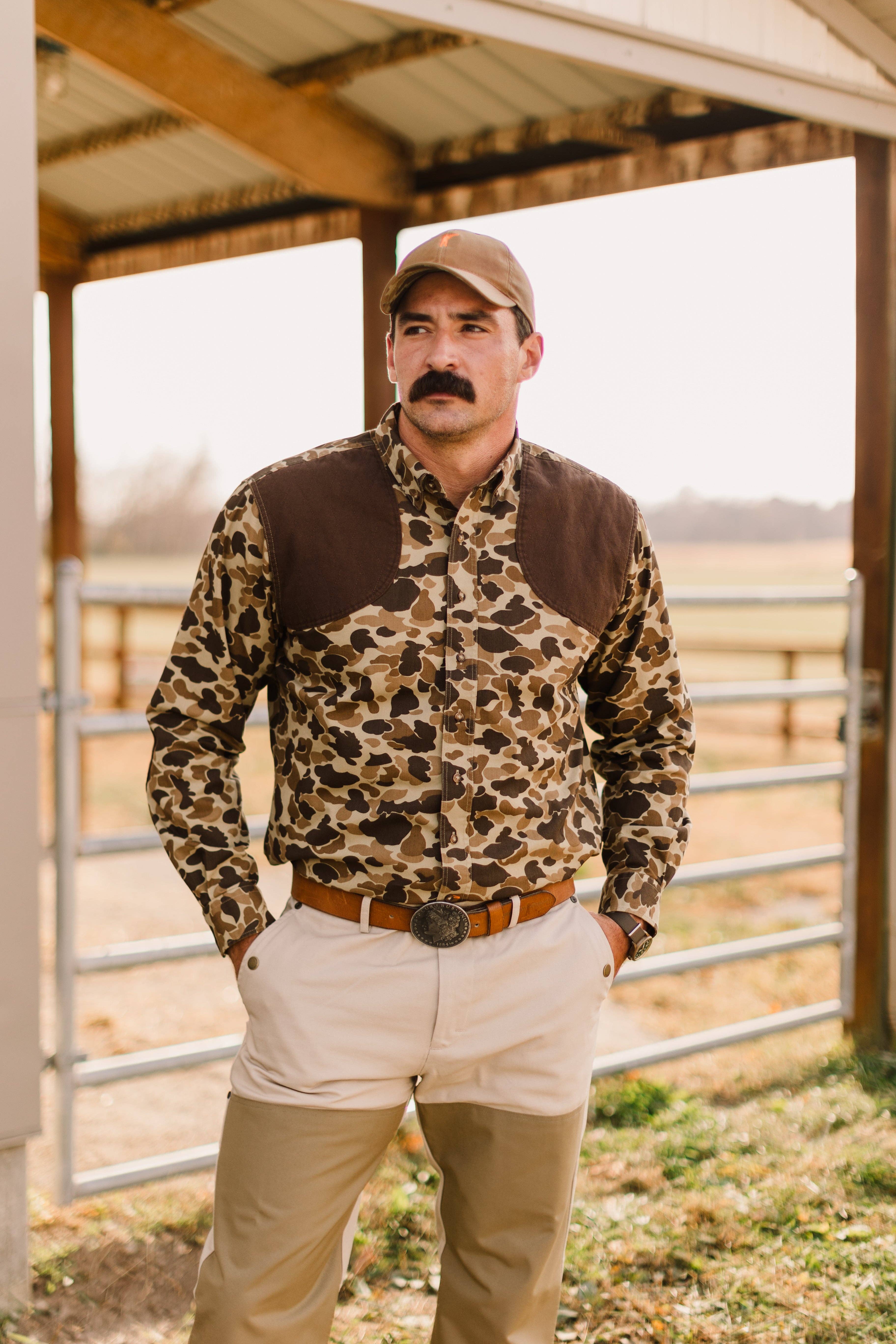 Ball and Buck – Großhandel Hemd mit Button-down-Kragen – Herren – Sportsmans Shirt FG - Original Camo7