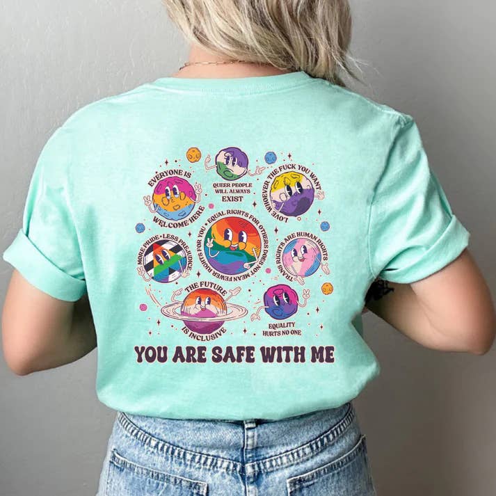 T-shirt - Vous êtes en sécurité avec moi pour la vente par Days with Gray