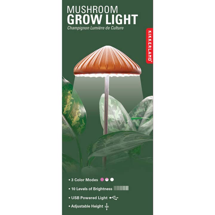 Kikkerland Design Inc - Wholesale Garden Tool - Mushroom Grow Light