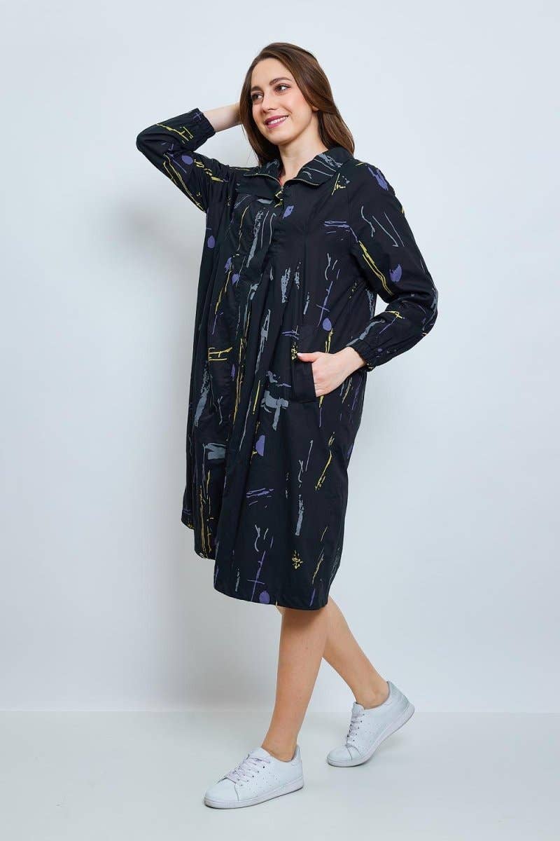 Schwarz Regenmantel - D502-H2155B für den Großhandel auf Faire1