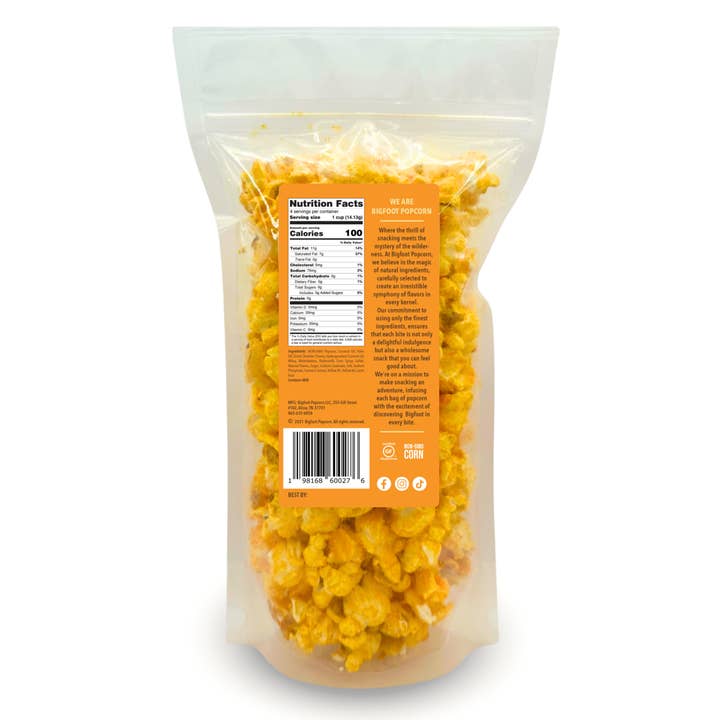 Bigfoot Popcorn - Wholesale Popcorn - Cheddar Gourmet Popcorn1