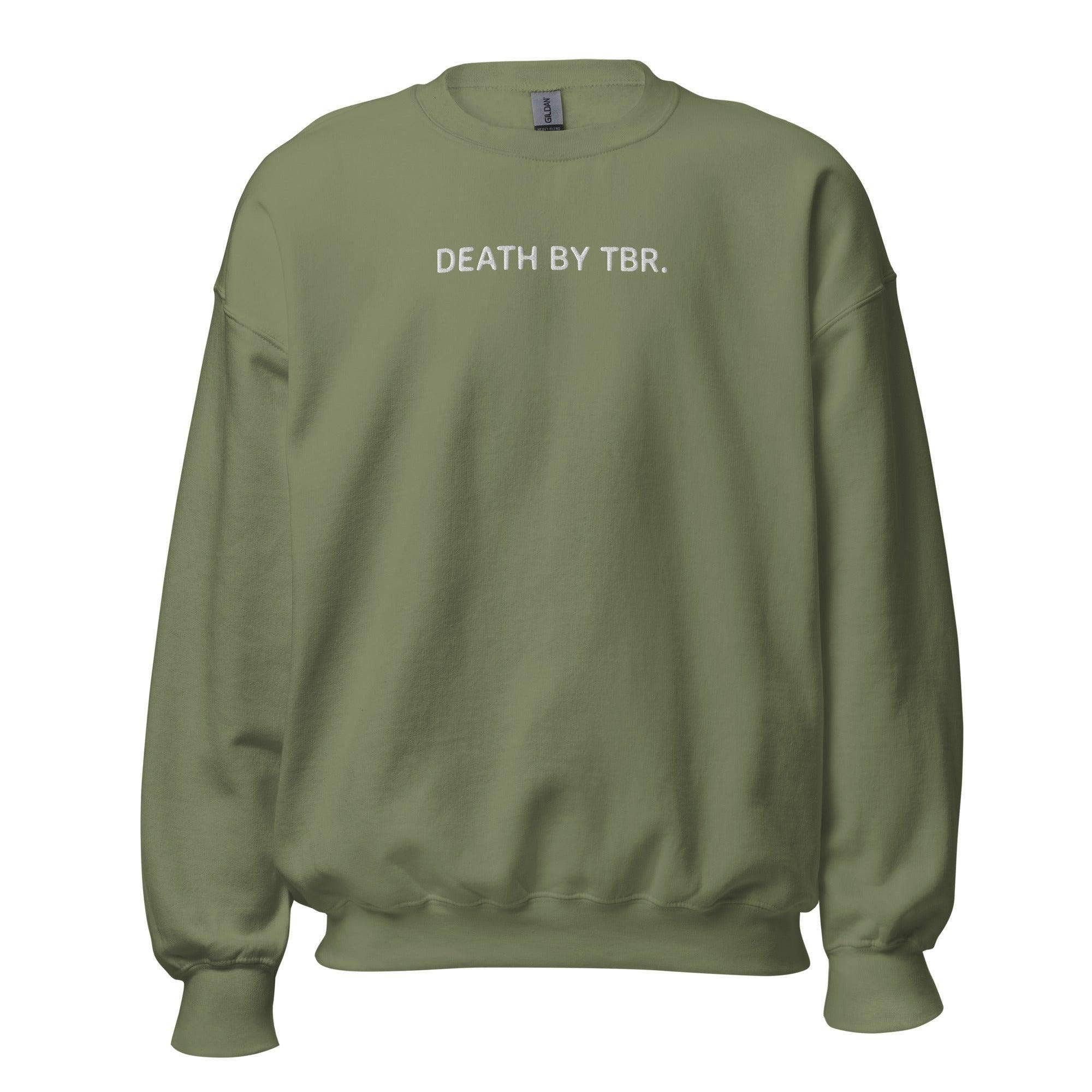 The Bean Workshop - Vente Sweat-shirt – femme - Sweatshirt brodé "Death By TBR"3