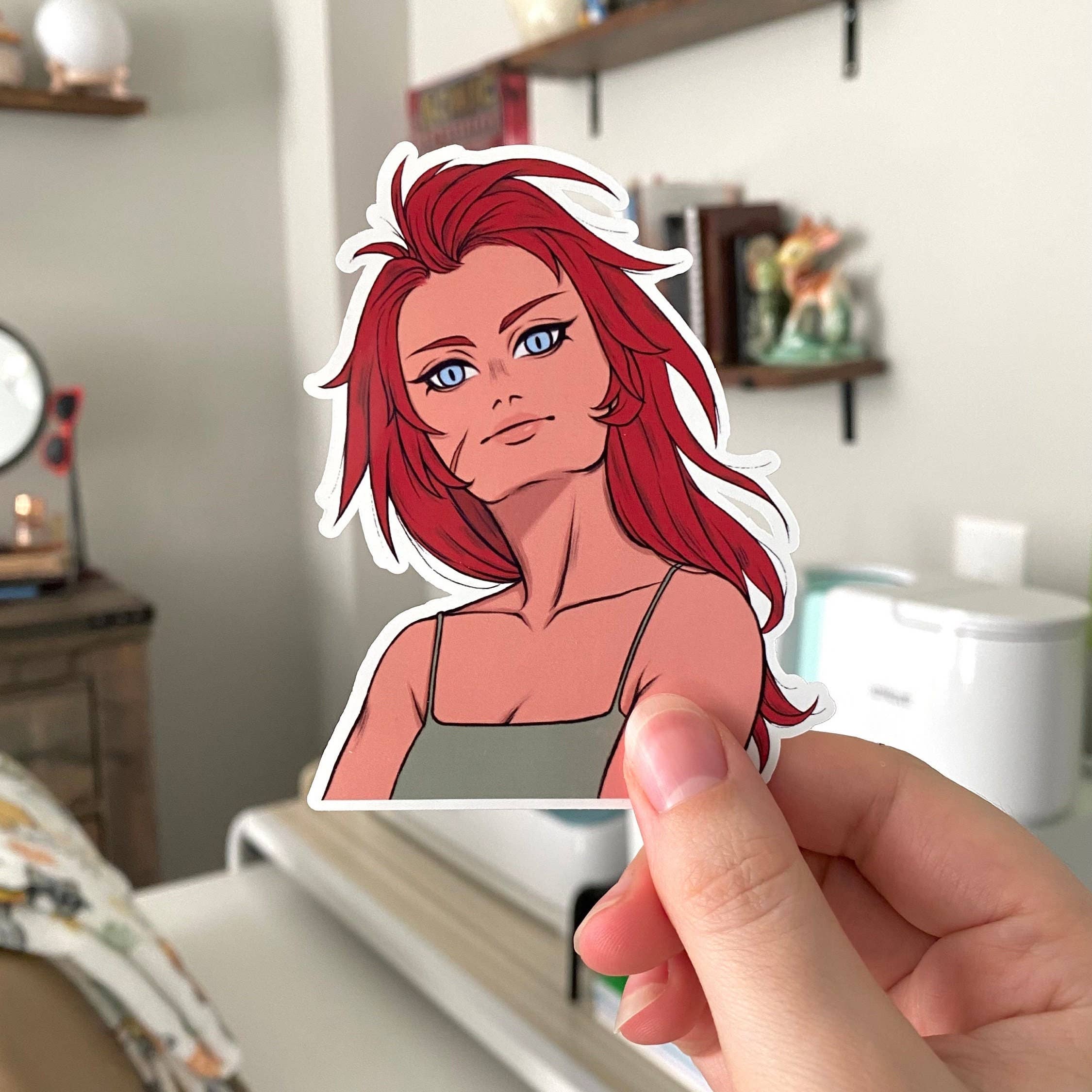 LilacGhostie Creations - Wholesale Sticker - Feminine Characters Illustration Sticker Pack2