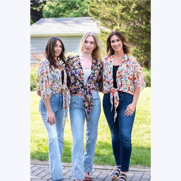 Small Floral Wrap, 3 Ast. (65) *100% Polyester for wholesale by Young's