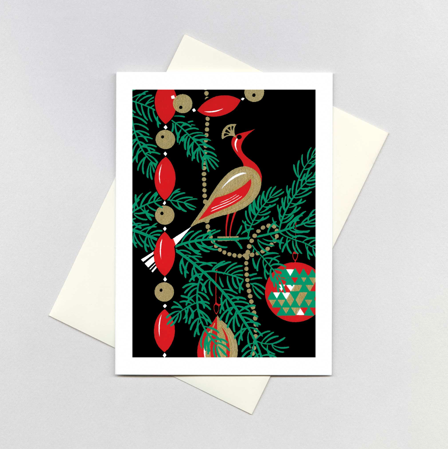 Laughing Elephant – postal de Natal por atacado – Feliz de meados do século — Pacote de cartões de Natal1