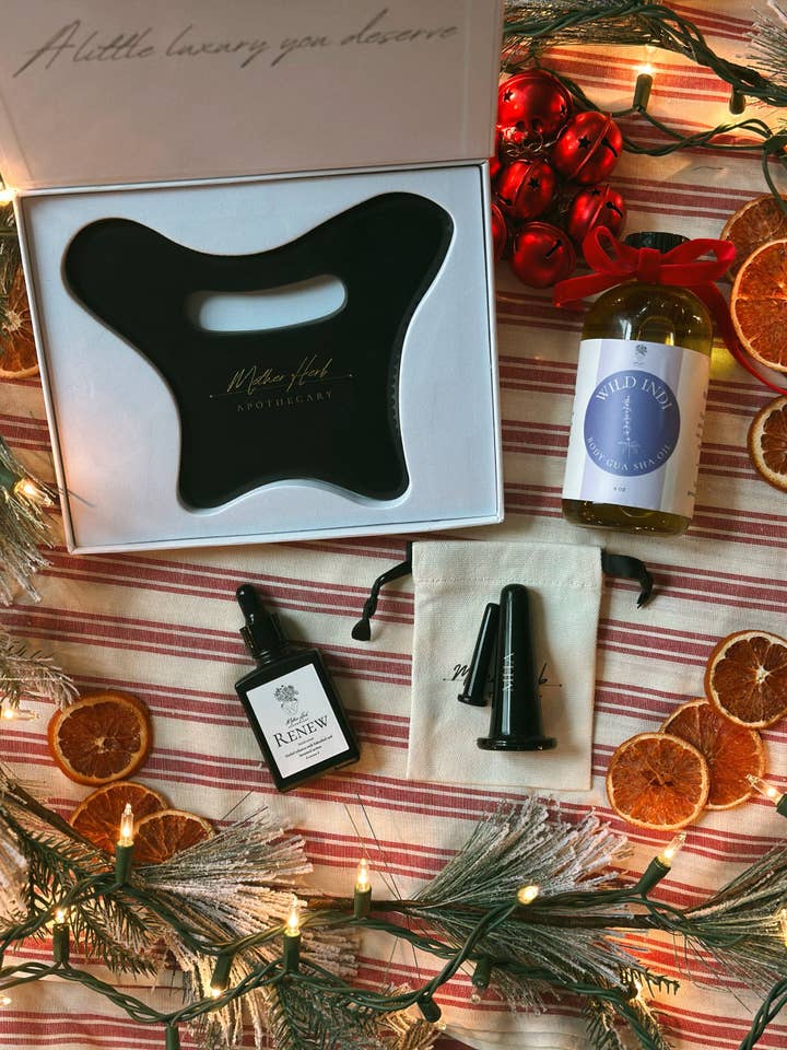 The Ultimate face + body Lymphatic Renewal Collection for wholesale by Mother Herb Apothecary