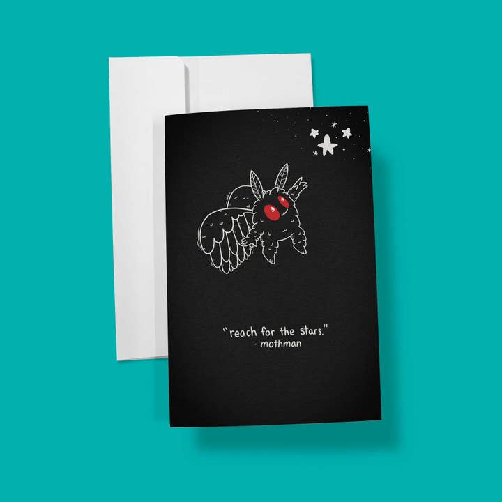 Mothman | Note Card for wholesale by Hi, Hello There