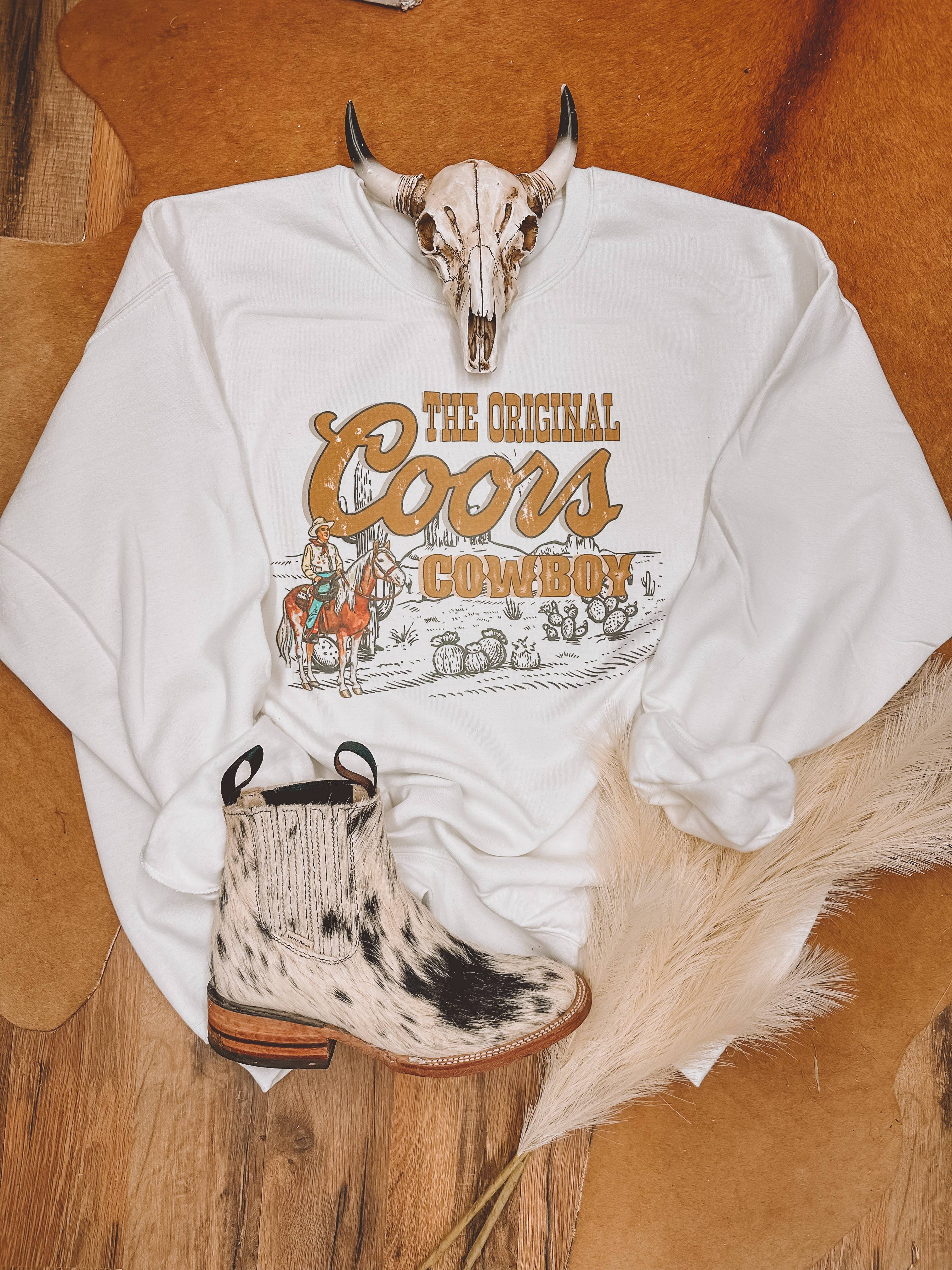 The Walking A – Großhandel Sweatshirt mit Grafikdruck – Damen – UND COWBOY-CREW1