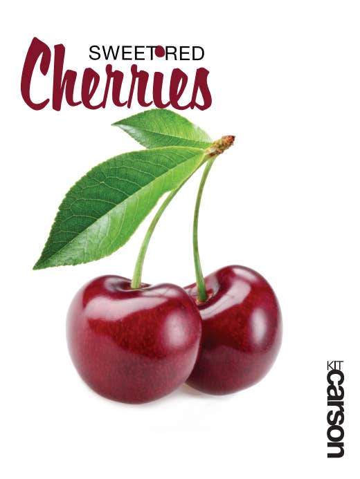 Cherry Swedish Dishcloth for wholesale by Kit Carson Accessories