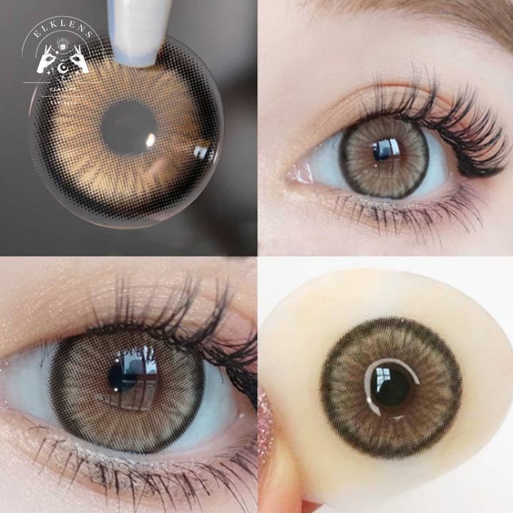 ELKLENS – wholesale Contact lenses – ELKLENS Colored Contact Prescription Diamond Sugar Brown