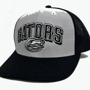 Florida Gators Cap- Black and Grey Mesh Back for wholesale by Turnovers Inc